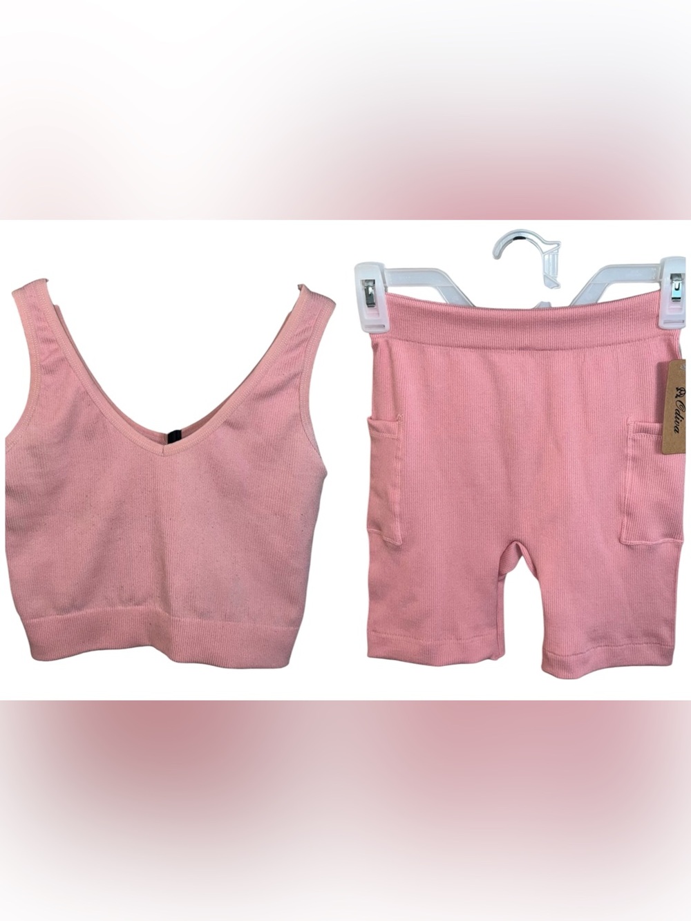NWT: Odiva Mauve Pink Loungewear/Activewear 2 Piece Set! Size Small/Medium.